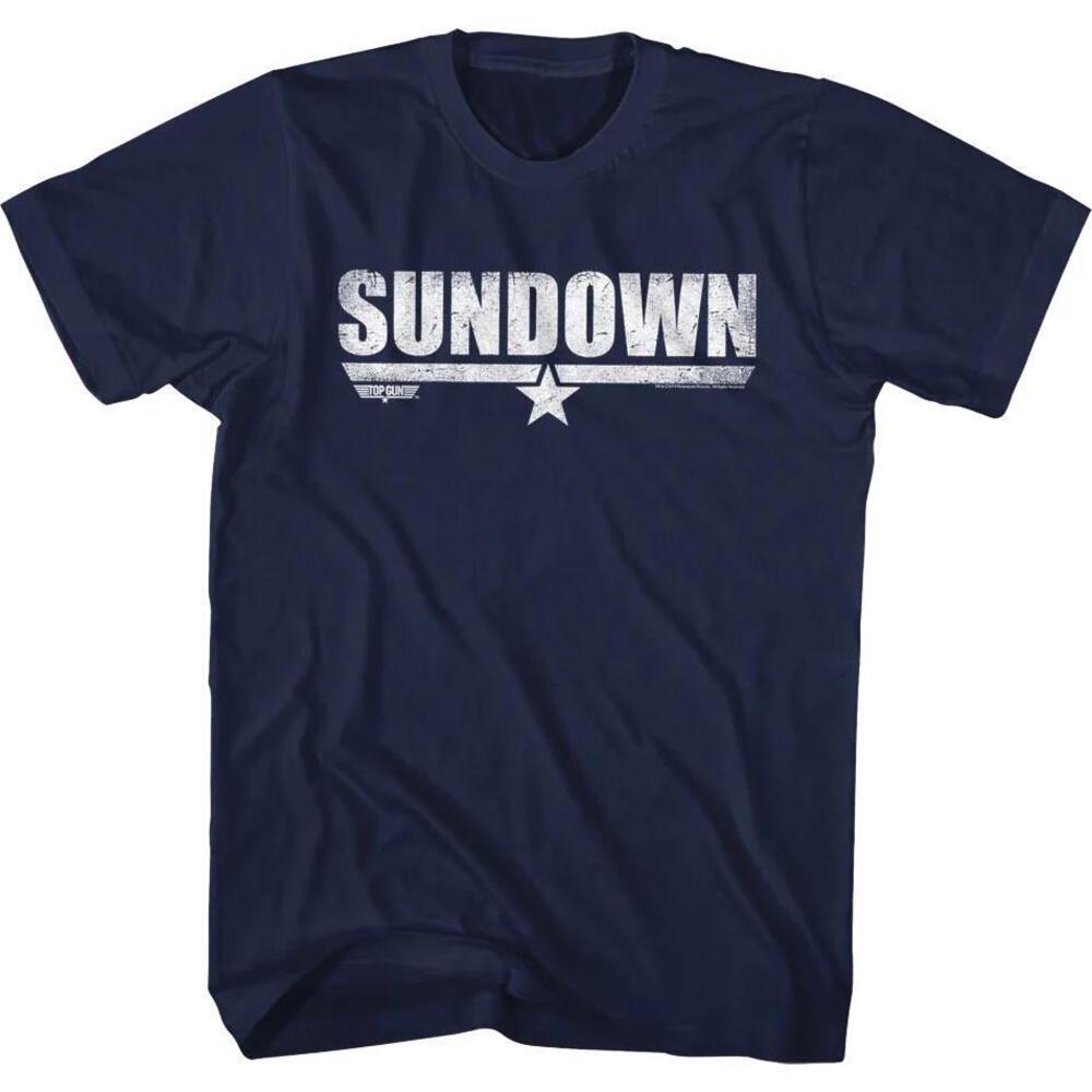Distressed Sundown Top Gun Tshirt